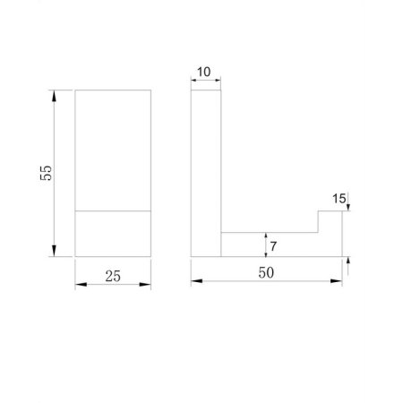 Крючок Omnires Reno RN42110CR хром 