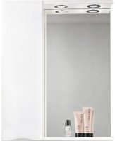 Зеркало со шкафом BelBagno MARINO-SPC-600/750-1A-BL-P-L 60 с подсветкой Bianco Lucido
