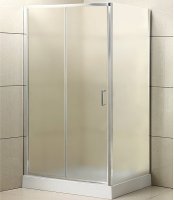 Душевой уголок BelBagno Uno 120x80 UNO-AH-1-120/80-P-Cr профиль Хром стекло рифленое