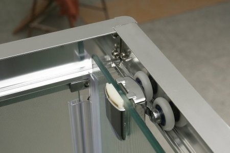 Душевой уголок BelBagno Uno 120x80 UNO-AH-1-120/80-P-Cr профиль Хром стекло рифленое 