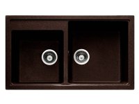 Мойка для кухни каменная Longran Classic CLS 86x50 Марон