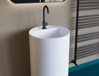 Раковина напольная глянцевая 45x45 Salini ARMONIA TOP 201 130114G