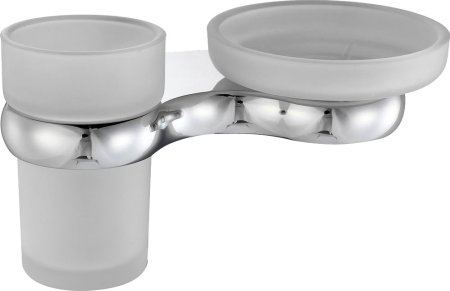 Стакан WasserKRAFT Berkel K-6826 с мыльницей 