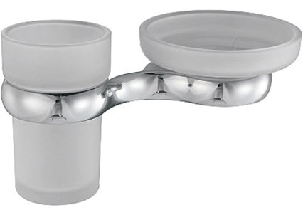 Стакан WasserKRAFT Berkel K-6826 с мыльницей 