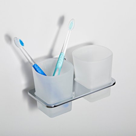 Стакан WasserKRAFT Leine K-5028D двойной 