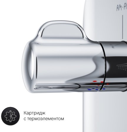 Смеситель для душа AM.PM Sensation F3085500 хром 