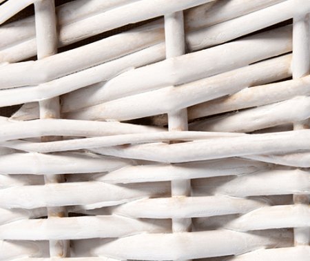 Корзина для белья WasserKRAFT Aller WB-106-L белая, большая 