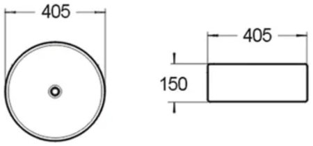 Раковина-чаша Comforty 40.5 7078A 00004148151 Белая 