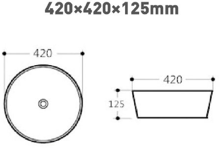 Раковина-чаша Aquanet Smart-1 42 273685 Белая 
