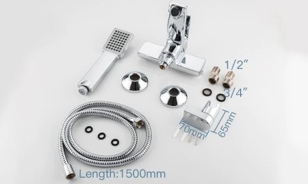 Смеситель для ванны Frap H46 F3246 Хром 