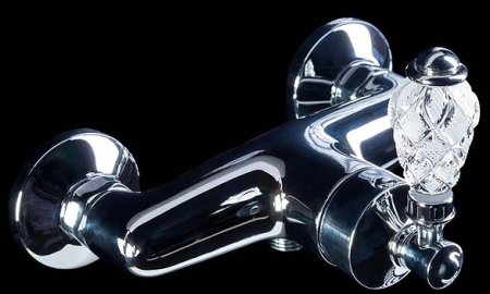 Смеситель для душа Boheme Vogue Crystal 224-CRST Хром 