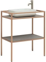 Консоль под раковину Allen Brau Liberty 75 1.33002.60 Медь браш