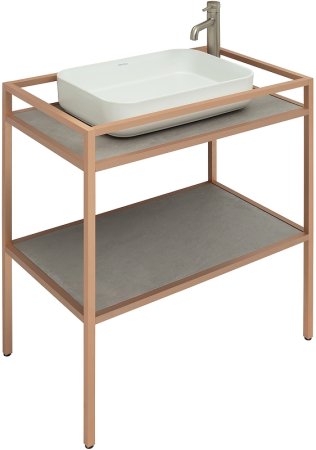 Консоль под раковину Allen Brau Liberty 75 1.33002.60 Медь браш 