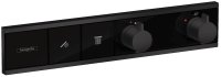 Смеситель для душа Hansgrohe RainSelect 15380670 с термостатом Черный матовый