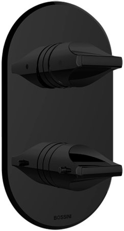 Смеситель для душа Bossini Apice Z00500.073 с термостатом Черный матовый 