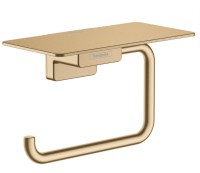 Держатель туалетной бумаги Hansgrohe AddStoris 41772140 шлифованная бронза