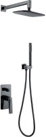 Душевая система Boheme Venturo 374-SGM Антрацит глянец