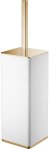 Ершик для унитаза Boheme 10949-W-G Белый Золото 
