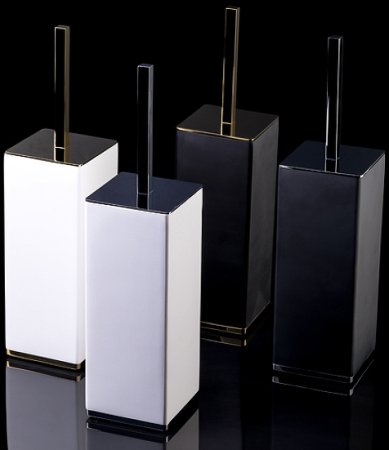 Ершик для унитаза Boheme 10949-W-G Белый Золото 