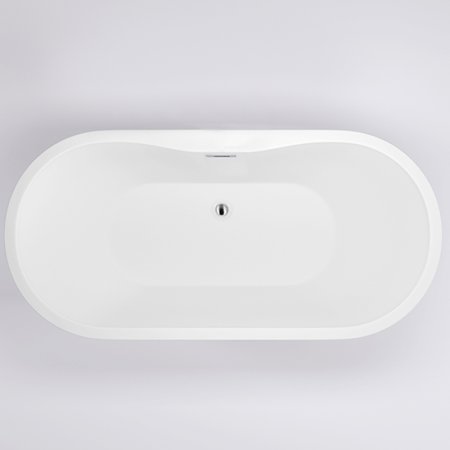 Акриловая ванна Black&White Black Swanl 180x75 111sbb без гидромассажа 