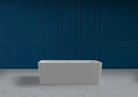 Ванна из искусственного камня ABBER Stein AS9623 белая матовая 