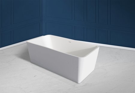 Ванна из искусственного камня ABBER Stein AS9623 белая матовая 