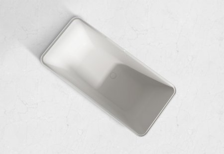 Ванна из искусственного камня ABBER Stein AS9623 белая матовая 