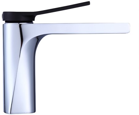 Смеситель для раковины Bronze de Luxe Element EL02CB Хром Черный 