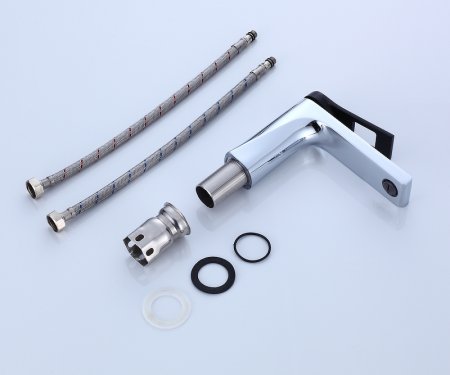 Смеситель для раковины Bronze de Luxe Element EL02CB Хром Черный 