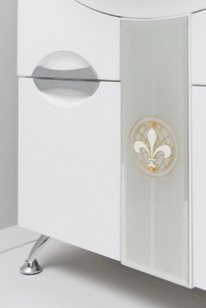 Тумба с раковиной Onika Флорена 80.13 белая 