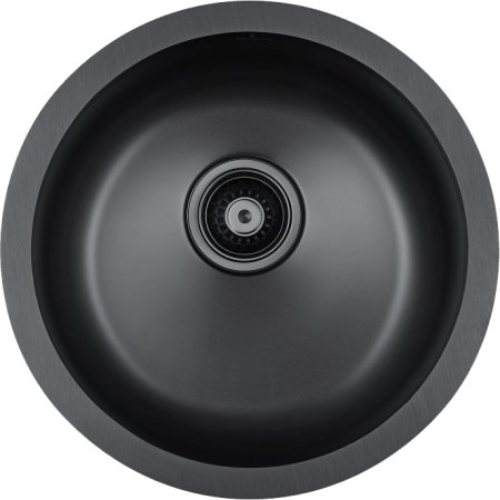 Мойка кухонная Paulmark Werra PM404646-GM вороненая сталь 