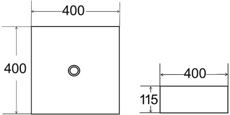Раковина-чаша Bronze de Luxe 40 1063 Зеленая с золотым ободом 