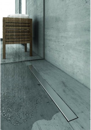 Душевой лоток Berges C1 Norma 600 090037 с решеткой Хром матовый 