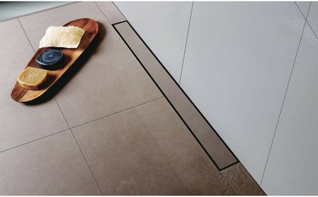 Душевой лоток Berges C1 Norma 600 090037 с решеткой Хром матовый 