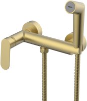 Гигиенический душ со смесителем Splenka S41.51.03, сатин золотой