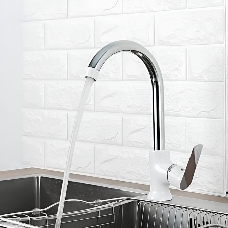 Смеситель для кухни Frap H31 F4031 Белый Хром 