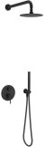 Душевая система Excellent Pi Arex AREX.SET.1245BL Черная матовая 