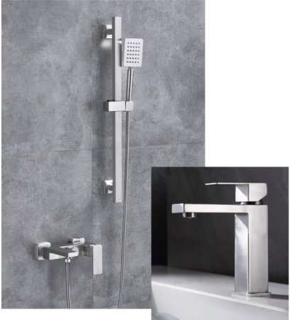 Набор для ванны 3 в 1 HANSEN H91304-G Сатин 