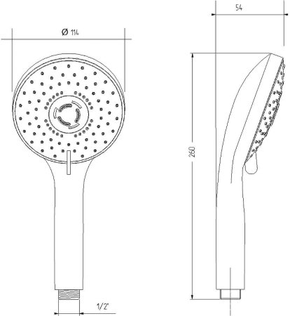 Ручной душ Migliore Ricambi 20021 Хром 