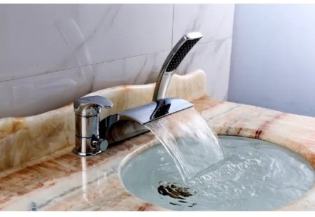 Смеситель на борт ванны GANZER GZ24033 CHROME 