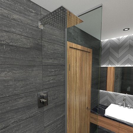 Кронштейн для верхнего душа Paini 50CR745T540BI Хром 