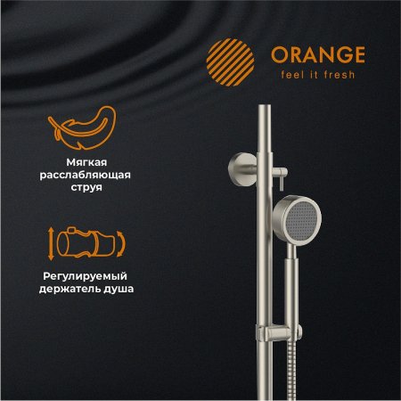 Душевая система Orange Steel M99-911ni Никель 