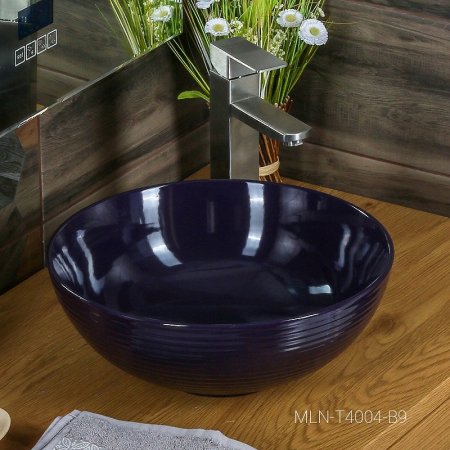 Раковина-чаша Melana 38 MLN-T4004-B9 Фиолетовая 