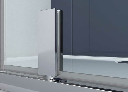 Душевой уголок Vincea Penta 100х100 VSP-3P100CLB профиль Черный стекло прозрачное 