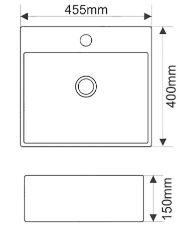 Раковина Melana 48 MLN-A117 Белая 