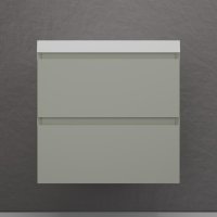 Тумба подвесная Style Line "Манхэттен 60" ЭМАЛЬ под ASTI 60 2 ящика PLUS олива