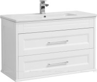 Тумба с раковиной Aquanet Бостон М 100 белый