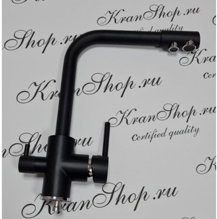 Cмеситель для кухни под фильтр HANSEN H15081C Черный 