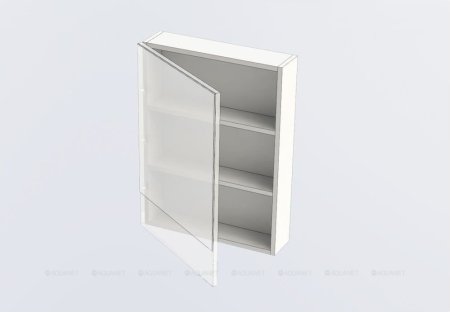 Зеркало-шкаф Aquanet Нота 58 белый 