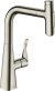Смеситель Hansgrohe Metris Select M71 73822800 для кухонной мойки, сталь 